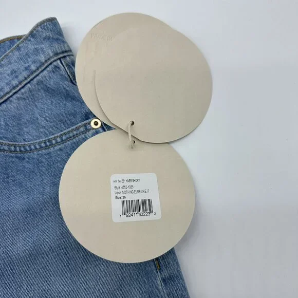 Mother Snacks Twizzy Nothing Else Like It Women's Size 26 High Waist Jean Shorts